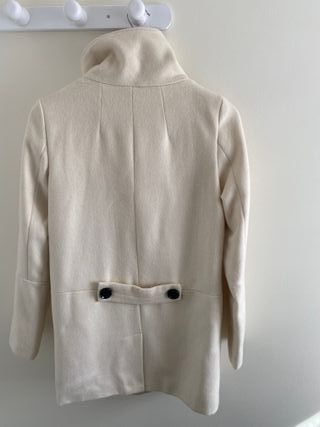 Abrigo paño cuello chimenea