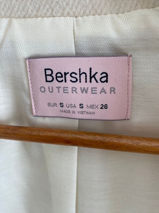 Abrigo paño cuello chimenea