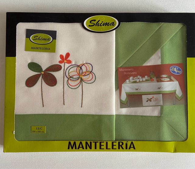 Mantelería Shima 12 servicios 150x250cm
