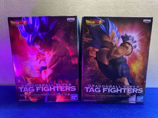 FIGURAS DRAGON BALL SUPER TAG FIGHTERS VEGETA GOKU