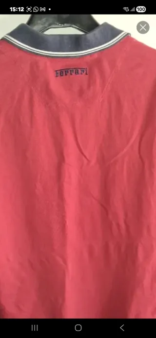 Polo Ferrari Rojo. TALLA  XL
