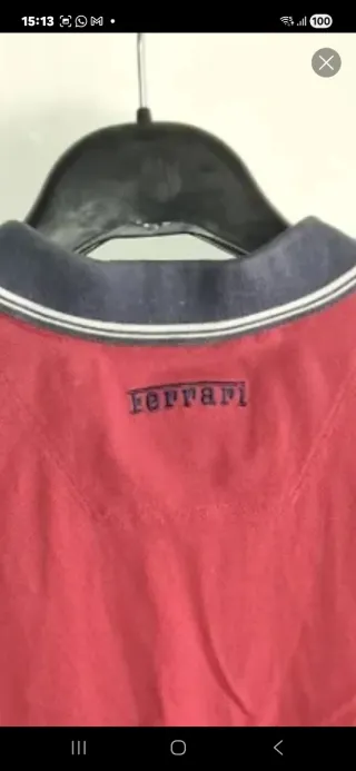 Polo Ferrari Rojo. TALLA  XL