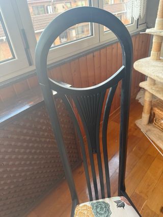 Mesa comedor cristal y 4 sillas