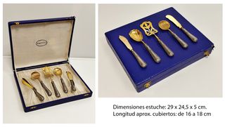 Lote Menaje Alpaca Años 50