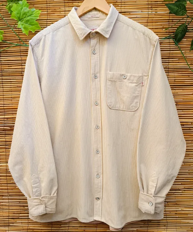 Camisa Pana Beige Hackett London Talla XL