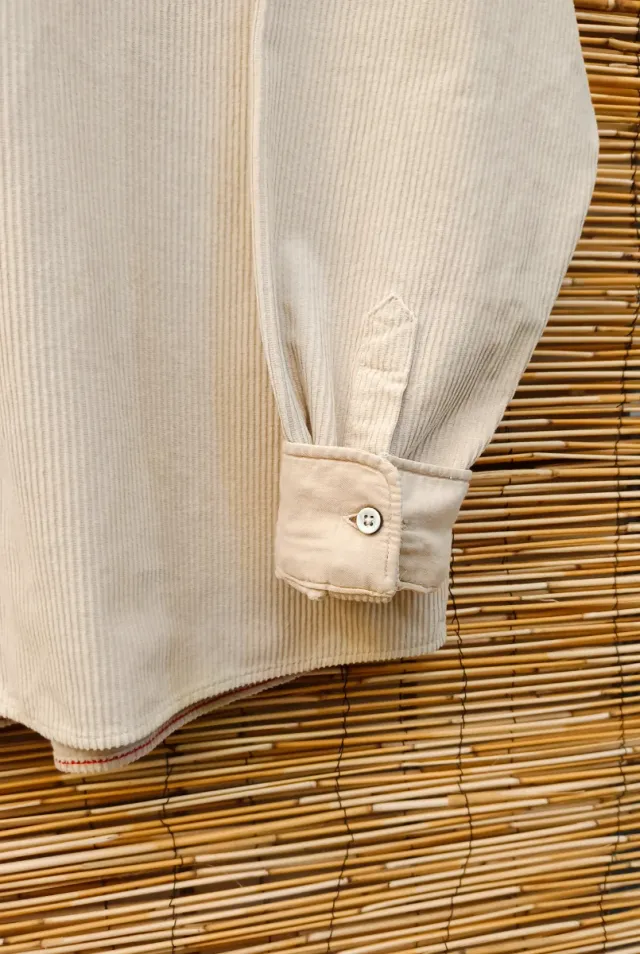 Camisa Pana Beige Hackett London Talla XL