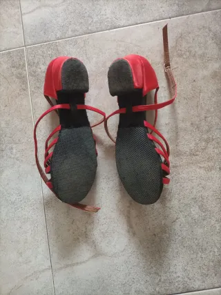 Zapatos Salsa Bachata Talla 35 Refuerzo Suela