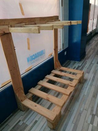 Guarda tablas surf madera palet