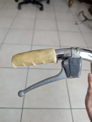 Manubrio Bici Vintage Epoca Raro Cromato