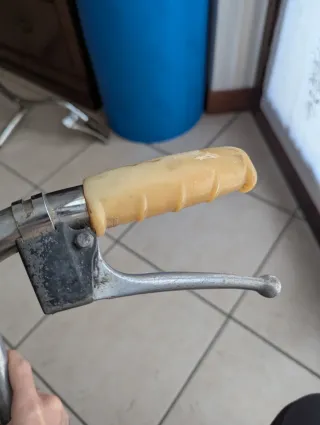 Manubrio Bici Vintage Epoca Raro Cromato