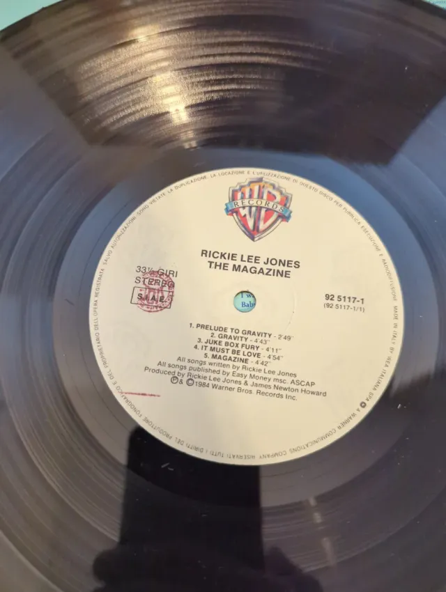 Rickie Lee Jones - The Magazine LP 12 33