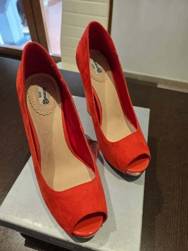 Tacones Fiesta coral nuevos