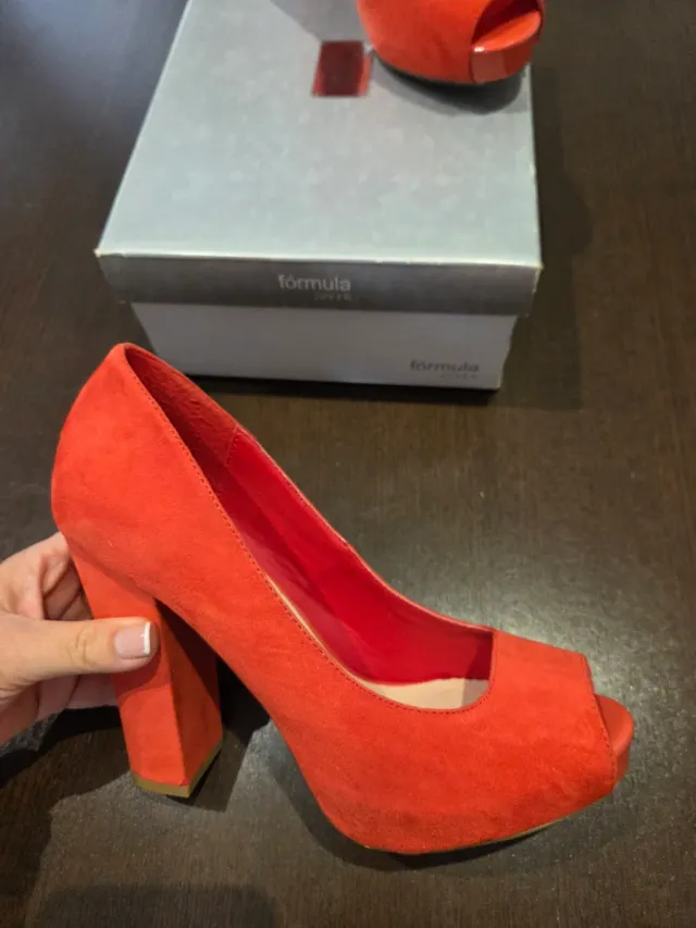 Tacones Fiesta coral nuevos