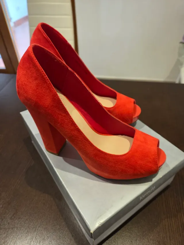 Tacones Fiesta coral nuevos