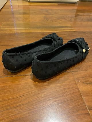 Bailarinas Mango Negras Talla 38