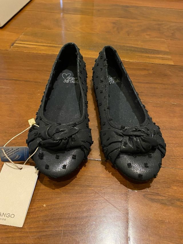 Bailarinas Mango Negras Talla 38