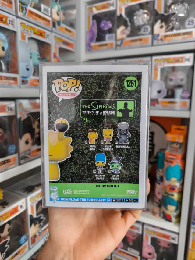 Funko Pop! The Simpsons Snail Lisa 1261 firmado