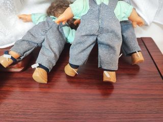 Bambole vintage Tre gemelle e una strega