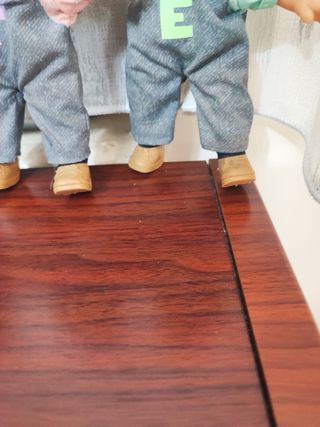 Bambole vintage Tre gemelle e una strega