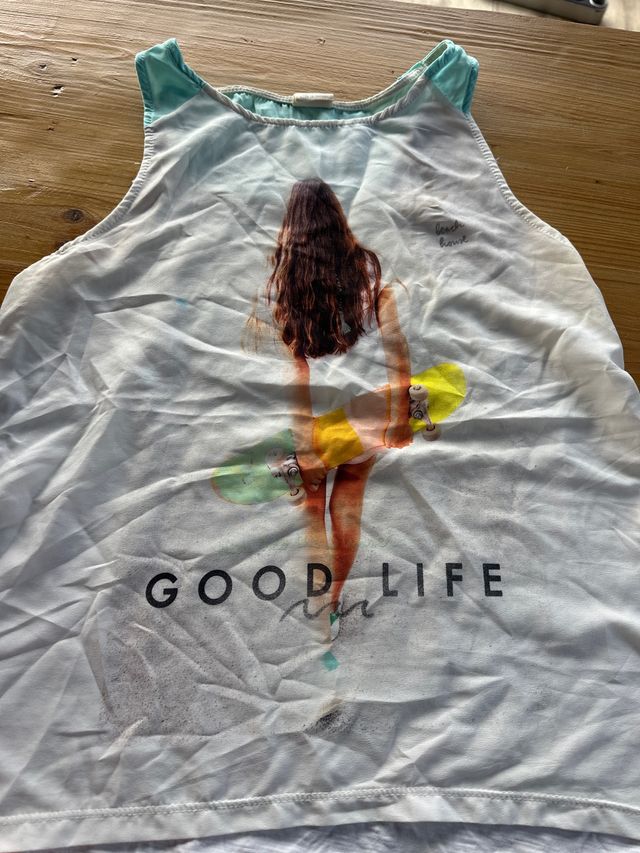 Camiseta sin mangas Good Life , talla 13/14