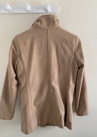 Abrigo paño cremallera
