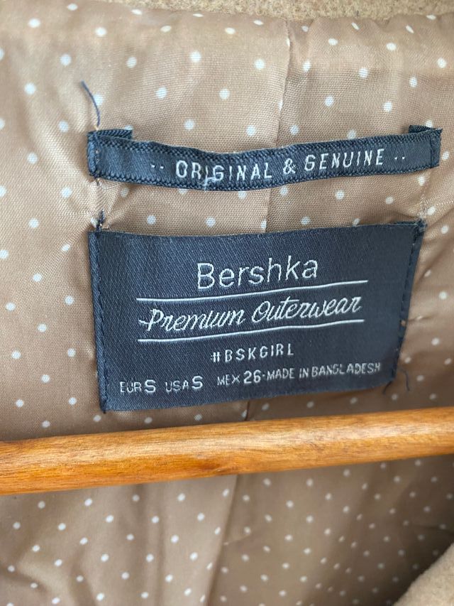 Abrigo paño cremallera