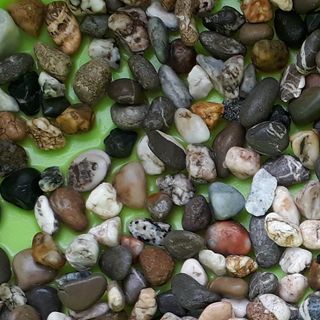 Piedras canto rodado erosionadas