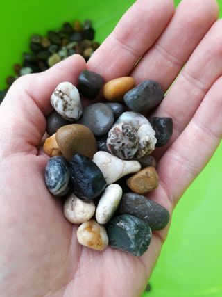 Piedras canto rodado erosionadas