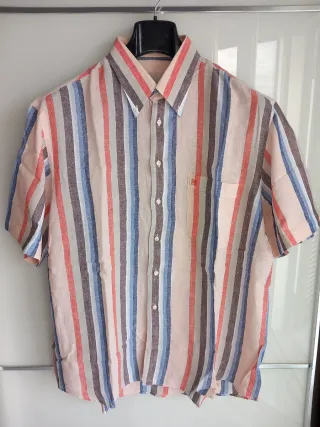 Camicia Balestra Lino Righe M