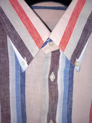 Camicia Balestra Lino Righe M