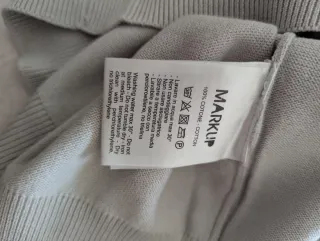 Maglione uomo grigio chiaro Markup