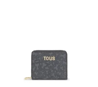 Monedero Tous Kaos Mini Lines Gris Oscuro