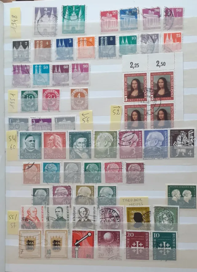 Album 476 francobolli Germania usati e nuovi