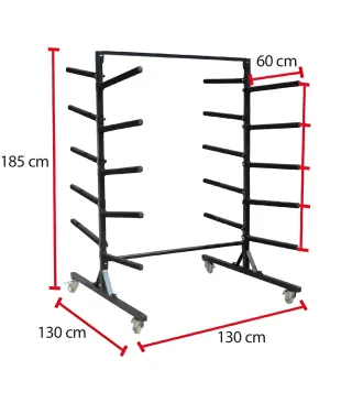 Expositor tablas surf, kayaks