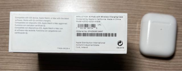 AirPods 2 Originales con Ticket de Compra