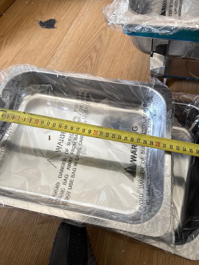 Scaldamanichetta per buffet in acciaio inossidabile