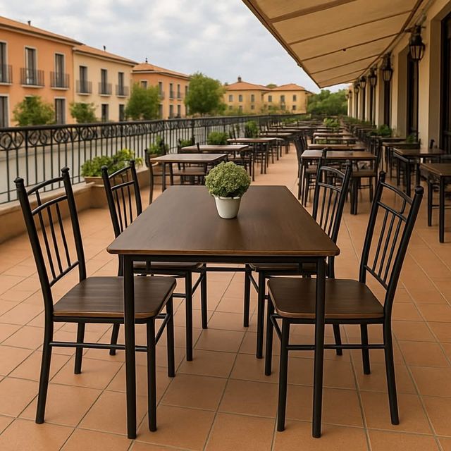 Mesas + 4 Sillas Bares/Restaurantes/Cocina