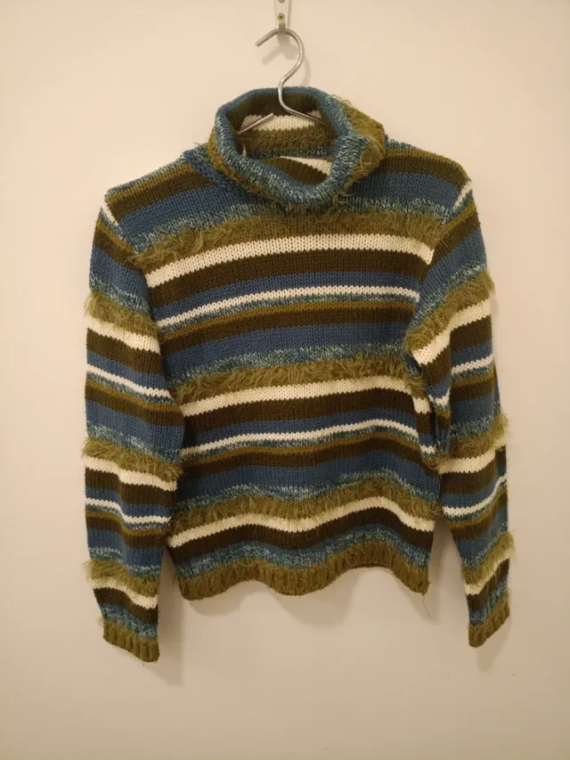 Jersey de lana con cuello alto