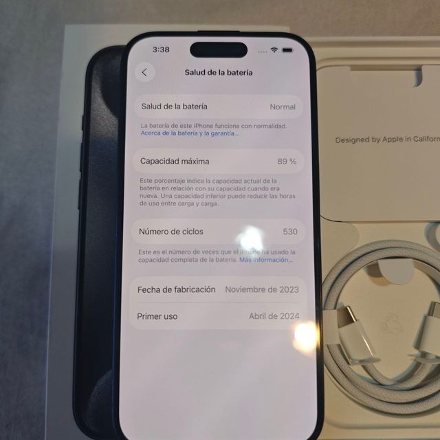 iPhone 15 Pro 128GB negro