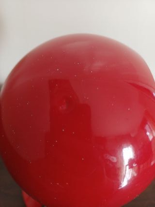 Lampada da tavolo Targhetti rossa