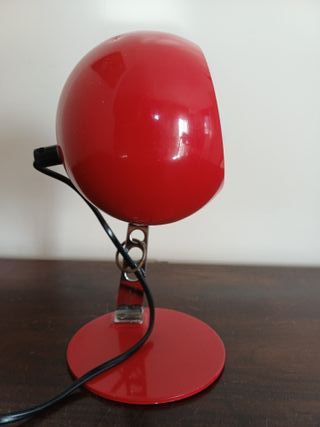 Lampada da tavolo Targhetti rossa