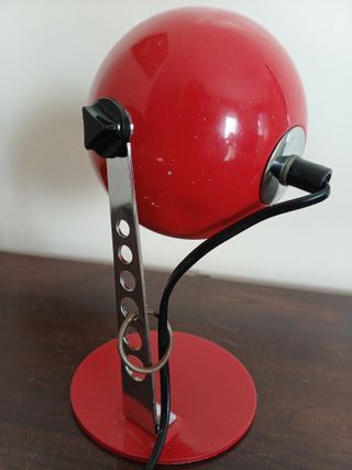 Lampada da tavolo Targhetti rossa