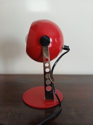 Lampada da tavolo Targhetti rossa