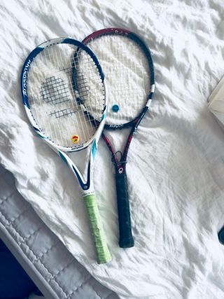 2 Raquetas de Tenis Artengo y Babolat