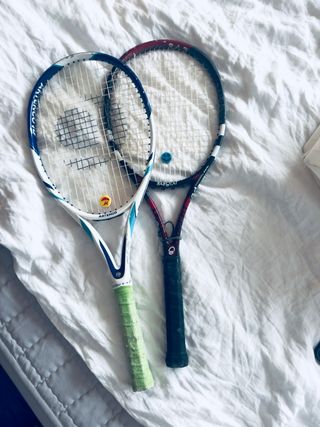 2 Raquetas de Tenis Artengo y Babolat
