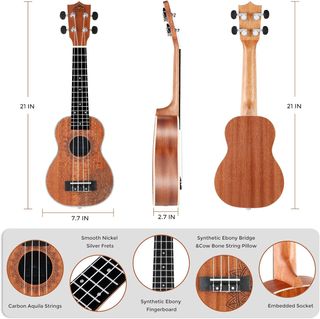 Kit Ukelele Soprano 21 + Accesorios