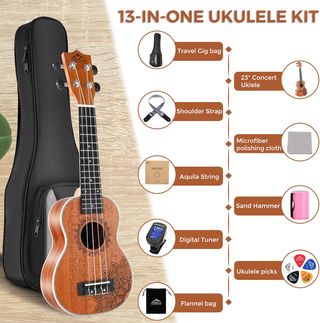 Kit Ukelele Soprano 21 + Accesorios