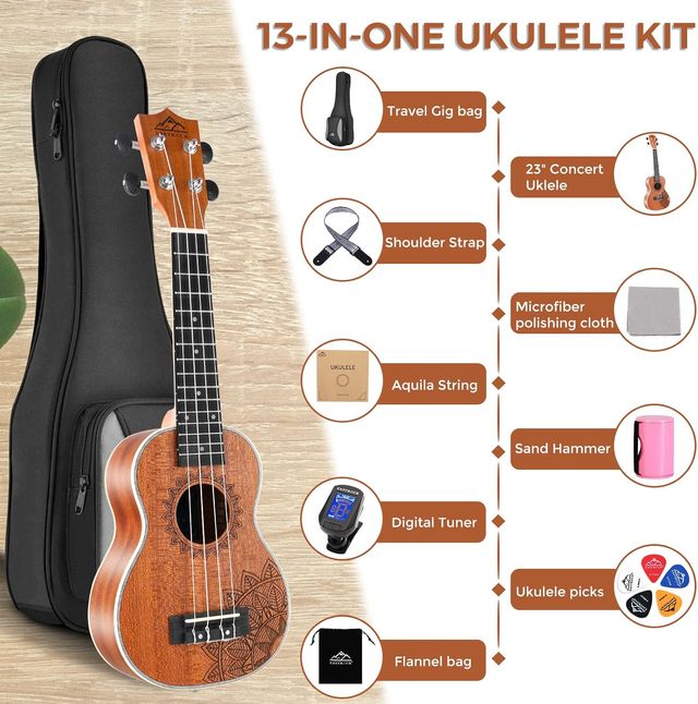 Kit Ukelele Soprano 21 + Accesorios