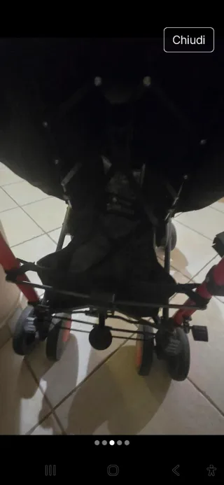 Passeggino Chicco Echo Rosso/Nero