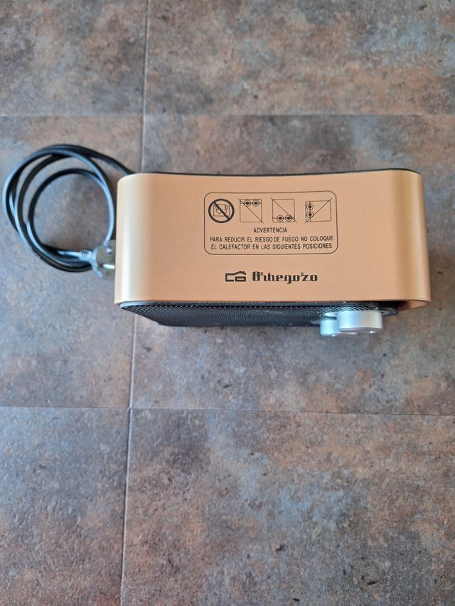 Calefactor Cerámico Orbegozo CR 6010, 1200W PERFEC